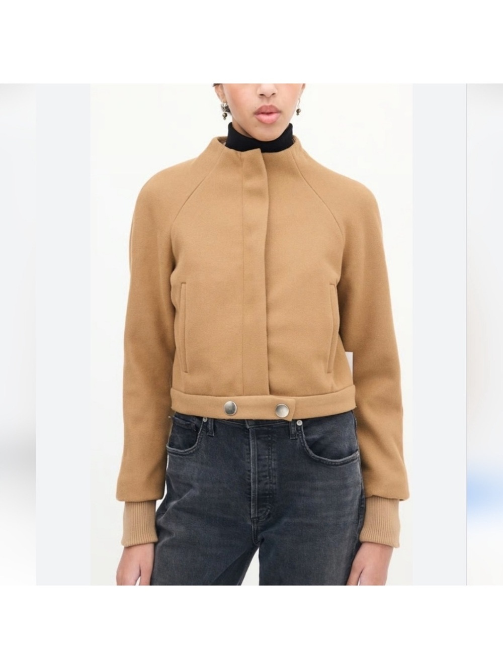 Jason Wu Brown Moto Jacket Small